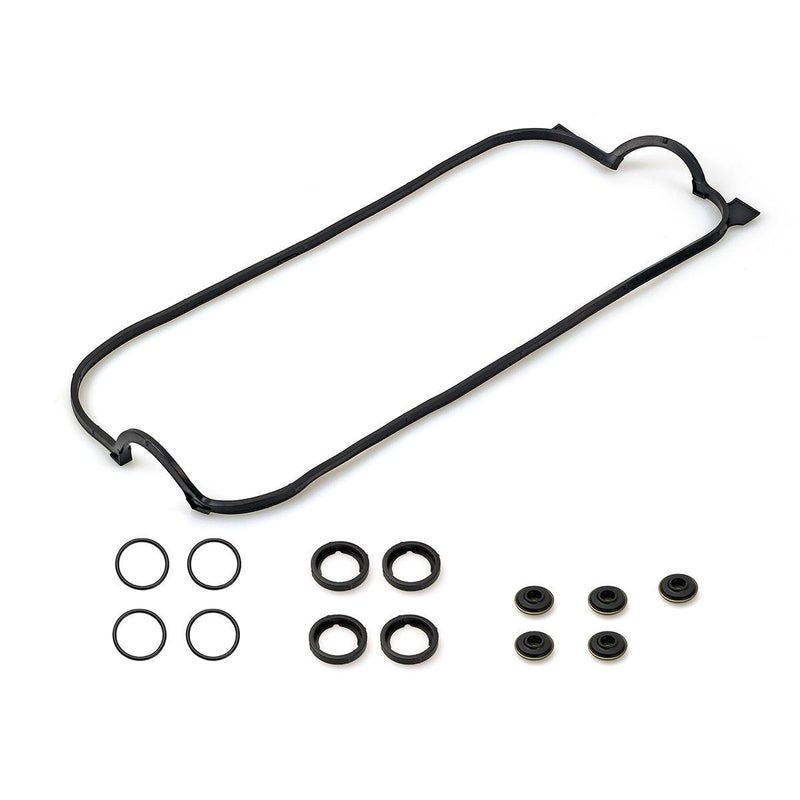 Vincos Engine Valve Cover Gasket Set w/Spark Plug Tube Seals and Grommets 12341PT0000 VS50365R VCHO012 036-1791 Compatible with Accord 156CC 90-93 F22B2 94-97 Odyssey 95-97 Prelude F22A1 93-96 2.2L - Image 4